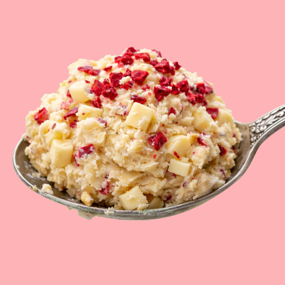 Raspberry White Chocolate (360 Kcal | 50g Protein | 4g sugar ) 🔴⚪️