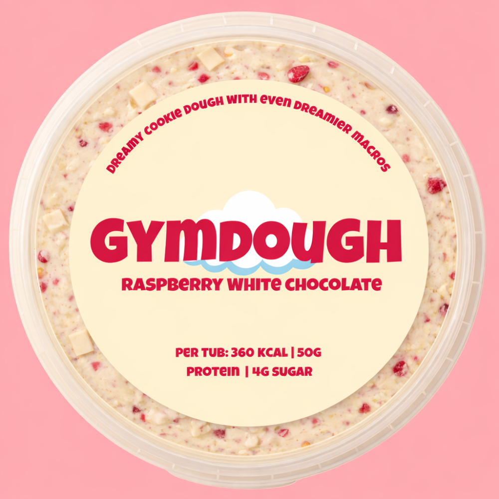 Raspberry White Chocolate (360 Kcal | 50g Protein | 4g sugar ) 🔴⚪️