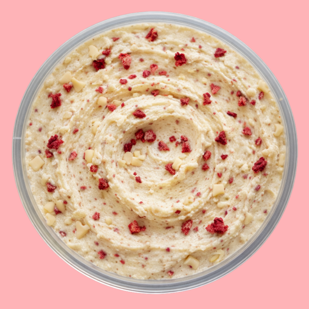 Raspberry White Chocolate (360 Kcal | 50g Protein | 4g sugar ) 🔴⚪️